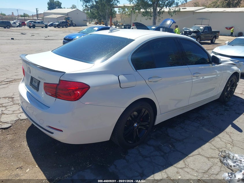 2017 BMW 3er VIN WBA8B9G36HNU53455 IAAI salvage auction — FRONT END, Wait Title, sold $3,100 on 2026-10-10 (photo 4)