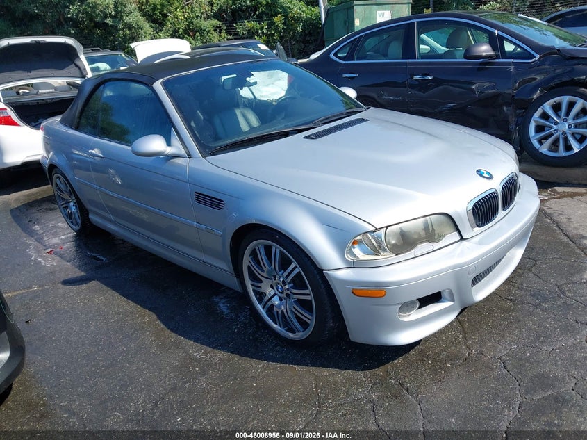 2004 BMW M3 VIN WBSBR93464PK06611 — IAAI salvage auction photo