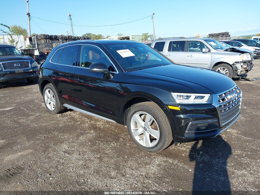 2018 Audi Q5 VIN WA1BNAFY1J2107698 — IAAI salvage auction photo