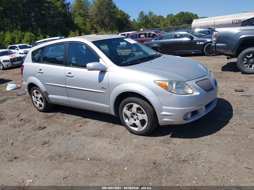 2005 Pontiac Vibe VIN 5Y2SL63805Z404049 IAAI salvage auction — REAR END, Salvage (Mississippi), sold $1,100 on 2026-09-28 (photo 1)