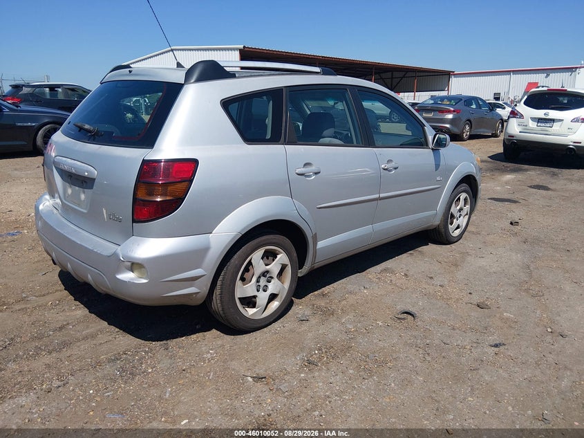 2005 Pontiac Vibe VIN 5Y2SL63805Z404049 IAAI salvage auction — REAR END, Salvage (Mississippi), sold $1,100 on 2026-09-28 (photo 4)