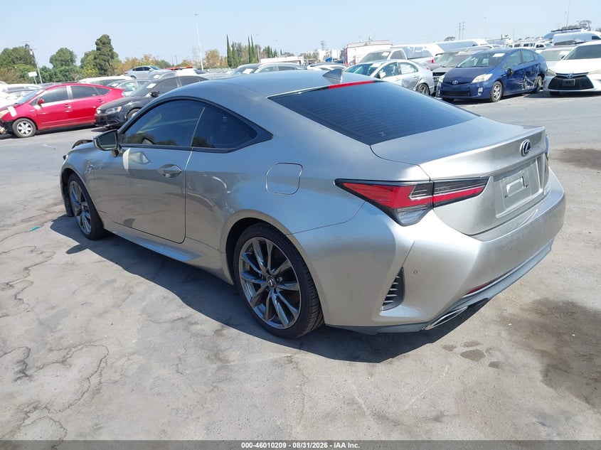 2022 Lexus Rc VIN JTHGZ5BC4N5026036 IAAI salvage auction — FRONT END, Salvage (California), sold $14,400 on 2026-09-18 (photo 3)
