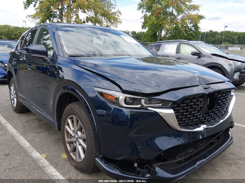 2025 Mazda Cx-5 VIN JM3KFBCM7S0697341 IAAI salvage auction — FRONT END, Salvage Title, sold $10,450 on 2026-09-21 (photo 1)
