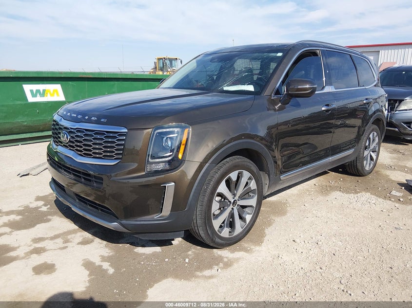 2021 Kia Telluride VIN 5XYP6DHC5MG154173 IAAI salvage auction — HAIL, Wait Title, sold $9,900 on 2026-10-17 (photo 2)