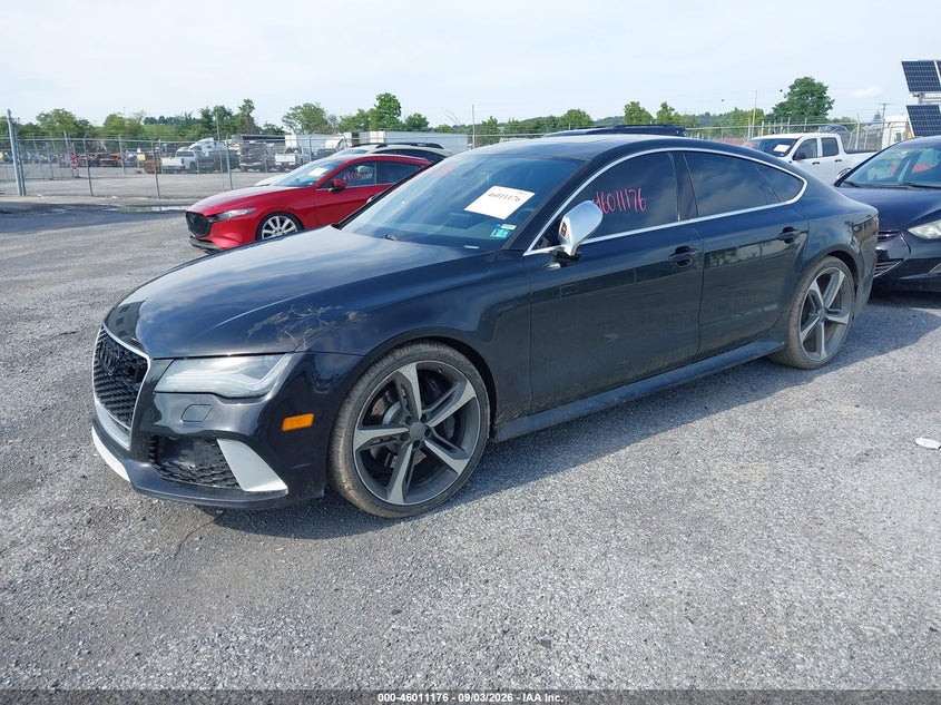 2014 Audi Rs7 VIN WUAW2AFC6EN904881 IAAI salvage auction — LEFT FRONT, Wait Title, sold $11,150 on 2026-09-30 (photo 2)