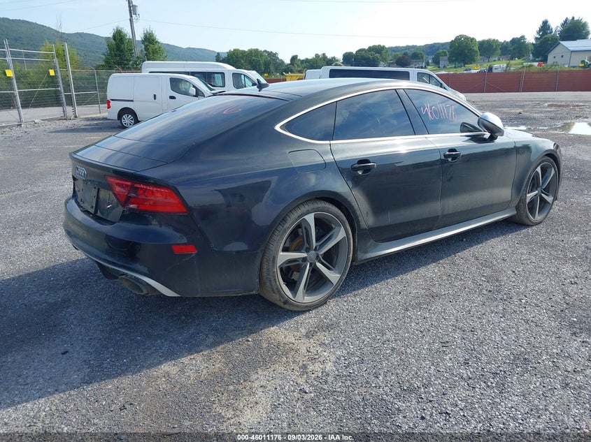 2014 Audi Rs7 VIN WUAW2AFC6EN904881 IAAI salvage auction — LEFT FRONT, Wait Title, sold $11,150 on 2026-09-30 (photo 4)