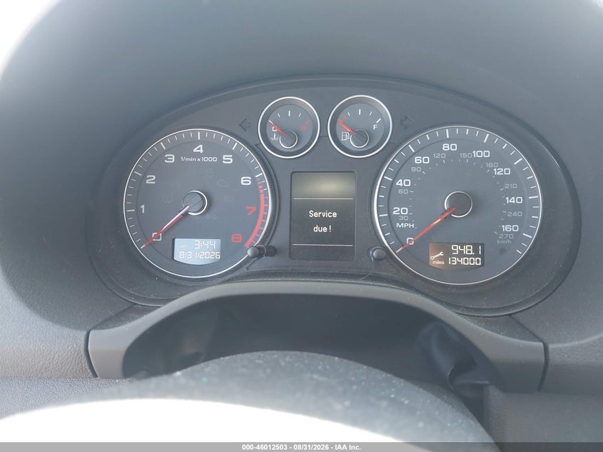 2011 Audi A3 VIN WAUKEAFM7BA033503 IAAI salvage auction — SIDE, Salvage (California), sold $1,250 on 2026-09-12 (photo 7)