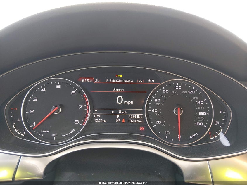 2018 Audi A6 VIN WAUG3AFC8JN033634 IAAI salvage auction — RIGHT SIDE, Salvage (California), sold $5,100 on 2026-09-11 (photo 7)