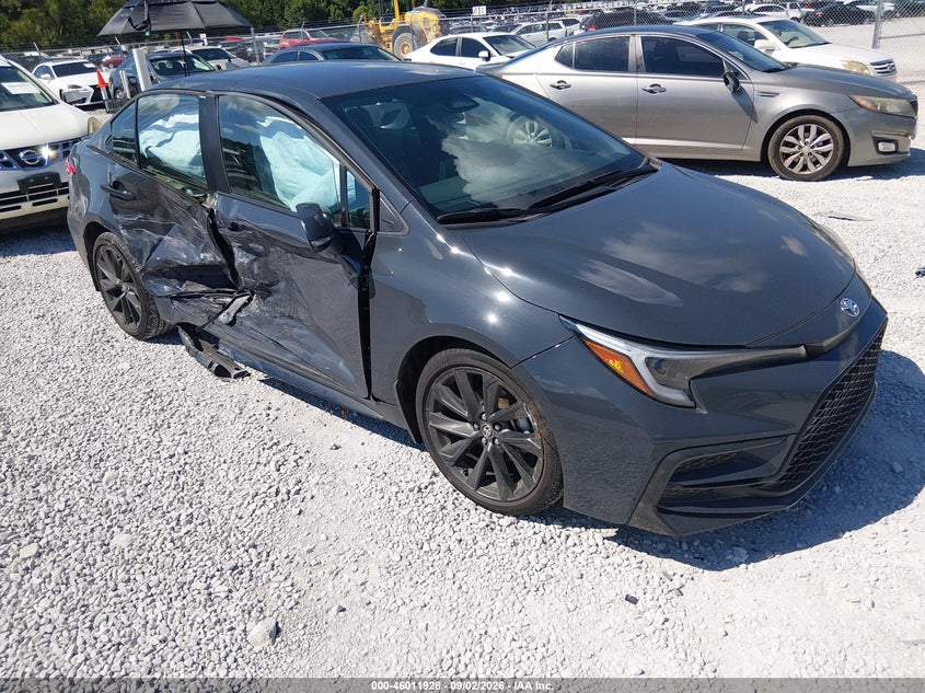 2026 Toyota Corolla VIN 5YFS4MCE2TP256260 IAAI salvage auction — Right Side, Salvage, sold $7,625 on 2026-10-15 (photo 1)
