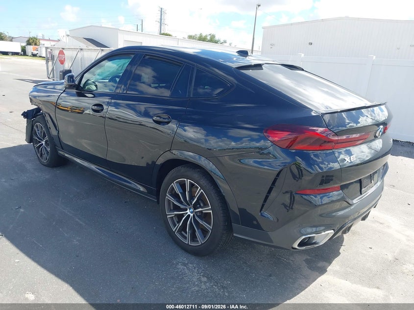 2024 BMW X6 VIN 5UX33EX02R9V07111 IAAI salvage auction — LEFT FRONT, Wait Title, sold $37,200 on 2026-09-28 (photo 3)