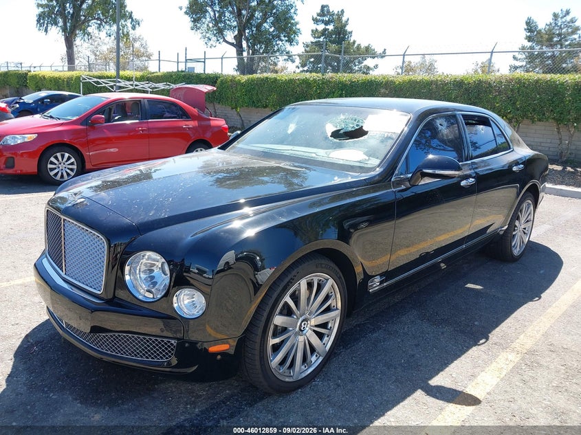 2012 Bentley Mulsanne VIN SCBBB7ZH1CC017139 IAAI salvage auction — VANDALISM, Salvage Title, sold $33,250 on 2026-10-13 (photo 2)