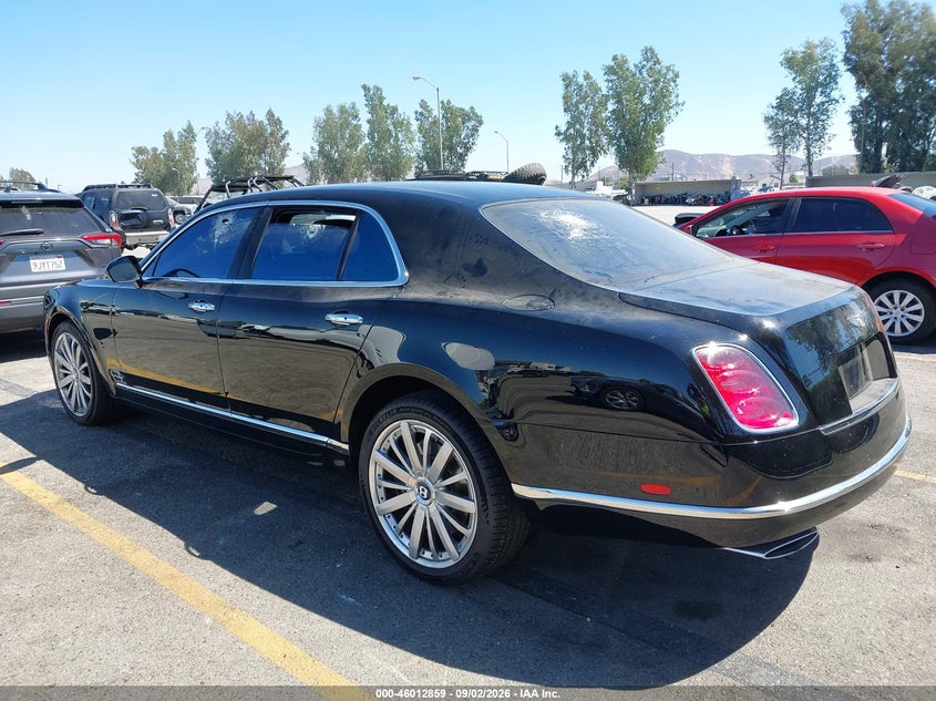 2012 Bentley Mulsanne VIN SCBBB7ZH1CC017139 IAAI salvage auction — VANDALISM, Salvage Title, sold $33,250 on 2026-10-13 (photo 3)