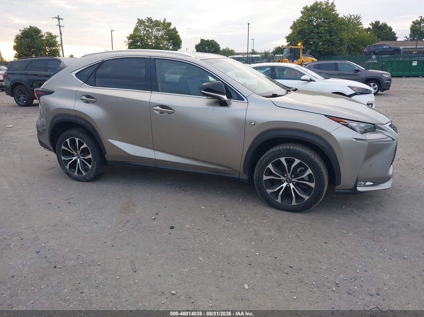 2015 Lexus Nx VIN JTJBARBZ8F2016706 — IAAI salvage auction photo
