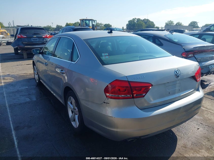 2013 Volkswagen Passat VIN 1VWBP7A38DC121236 IAAI salvage auction — LEFT FRONT, Wait Title, sold $725 on 2026-10-01 (photo 3)