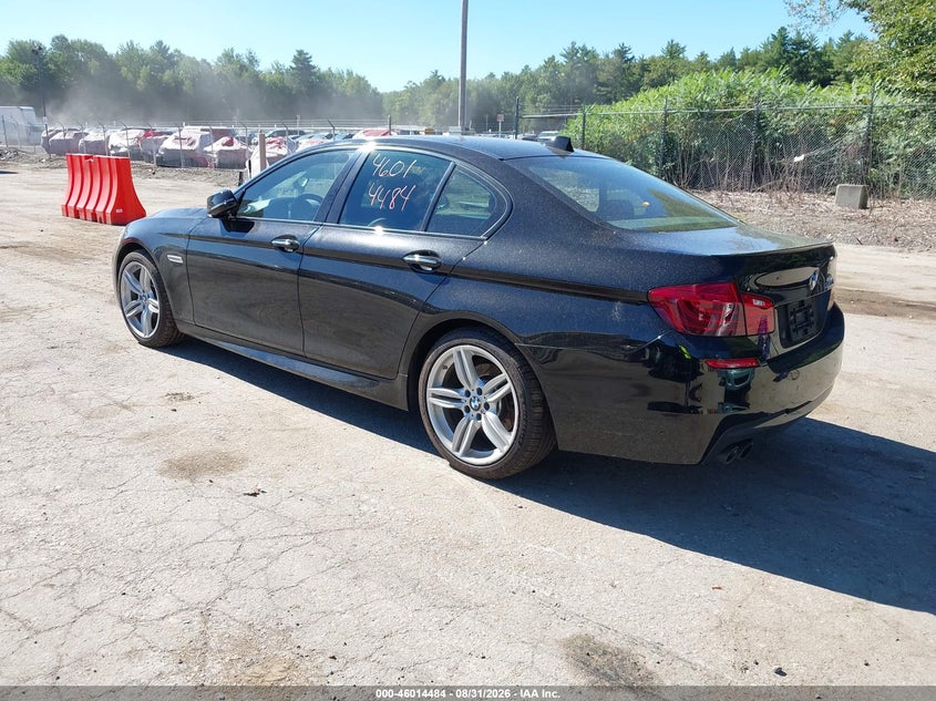 2014 BMW 5 series VIN WBAFV3C57ED684675 IAAI salvage auction — NORMAL WEAR, Clear (Massachusetts), sold $2,625 on 2026-09-11 (photo 3)