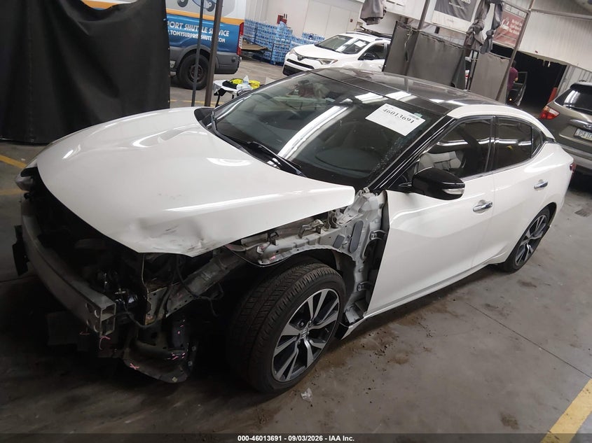 2016 Nissan Maxima VIN 1N4AA6APXGC906574 IAAI salvage auction — FRONT END, Salvage (Arizona), sold $875 on 2026-09-28 (photo 2)