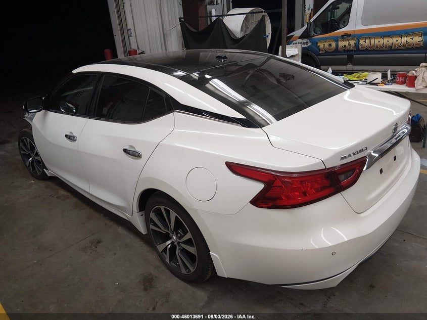 2016 Nissan Maxima VIN 1N4AA6APXGC906574 IAAI salvage auction — FRONT END, Salvage (Arizona), sold $875 on 2026-09-28 (photo 3)