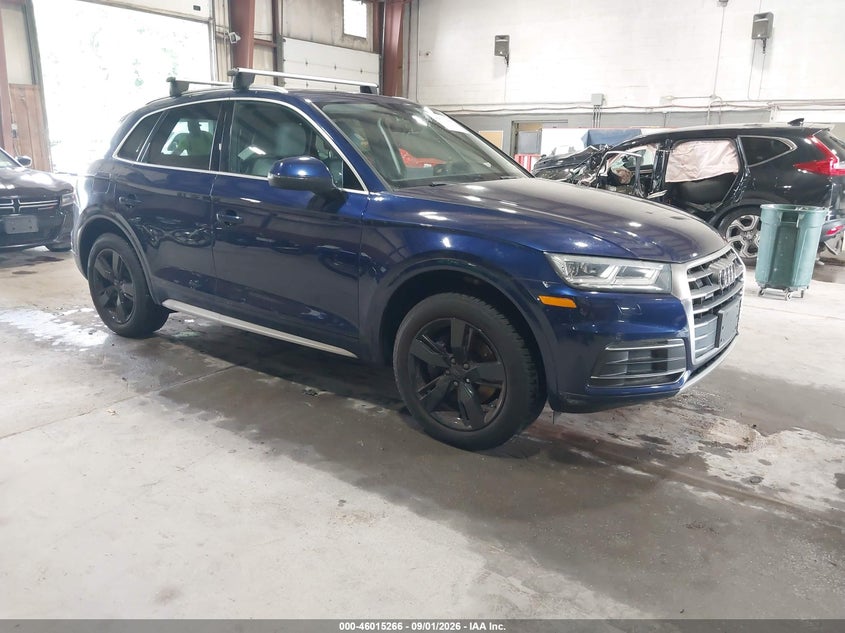 2018 Audi Q5 VIN WA1BNAFY3J2020837 — IAAI salvage auction photo