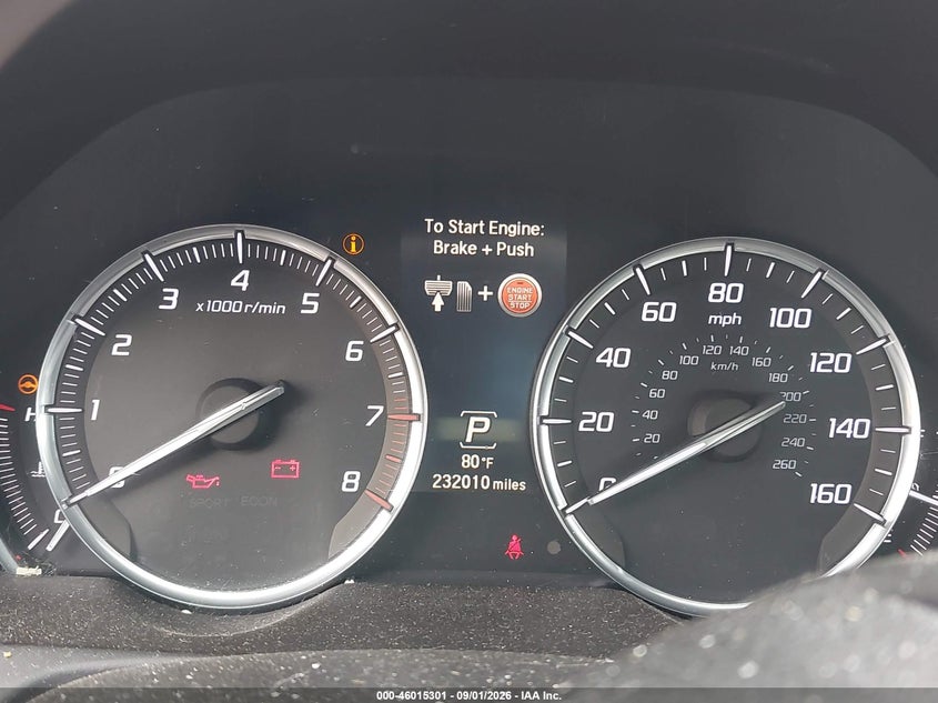 2016 Acura Tlx VIN 19UUB2F54GA004732 IAAI salvage auction — NORMAL WEAR, Clear (Pennsylvania), sold $1,650 on 2026-09-11 (photo 7)
