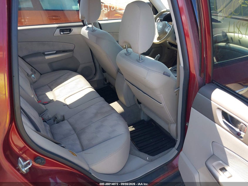 2010 Subaru Forester VIN JF2SH6CC2AH716526 IAAI salvage auction — NORMAL WEAR, Clear (Virginia), sold $0 on 2026-10-05 (photo 8)