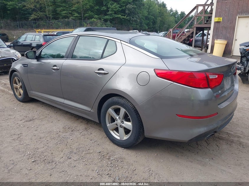 2015 Kia Optima VIN 5XXGM4A70FG403845 IAAI salvage auction — NORMAL WEAR, Original (Vermont), sold $1,300 on 2026-09-11 (photo 3)
