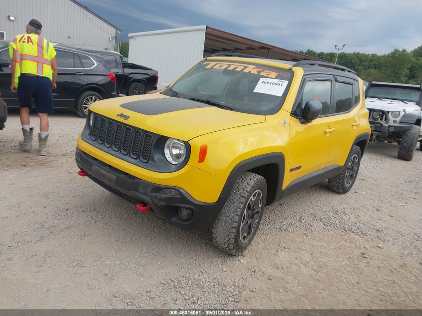 2016 Jeep Renegade VIN ZACCJBCT0GPD00041 IAAI salvage auction — FRONT END, Wait Title, sold $25 on 2026-10-02 (photo 2)