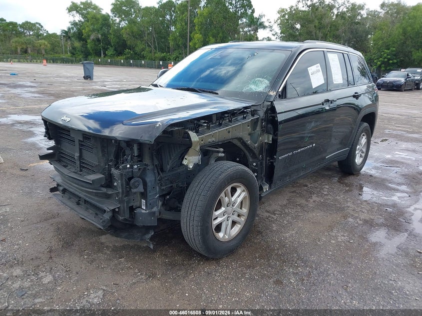2023 Jeep Grand cherokee VIN 1C4RJGAG2PC534702 IAAI salvage auction — FRONT END, Wait Title, sold $6,200 on 2026-10-04 (photo 2)