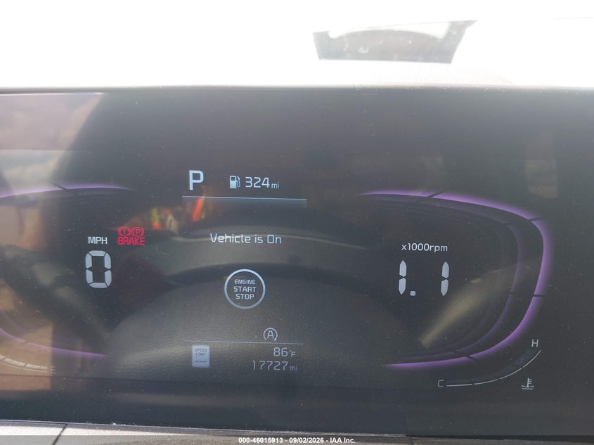2025 Kia Telluride VIN 5XYP64GC6SG698812 IAAI salvage auction — FRONT END, Wait Title, sold $20,400 on 2026-09-15 (photo 7)