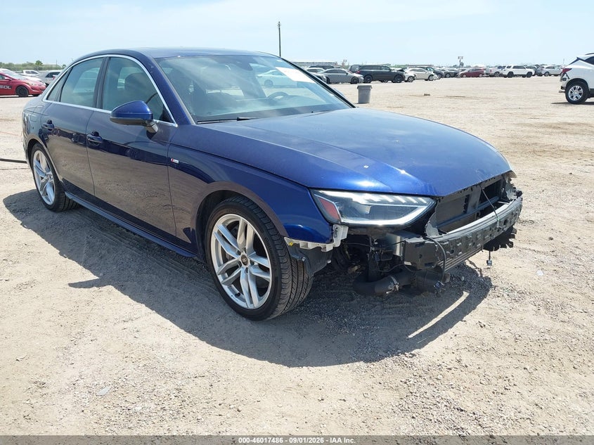 2024 Audi A4 VIN WAUEAAF46RN014212 — IAAI salvage auction photo