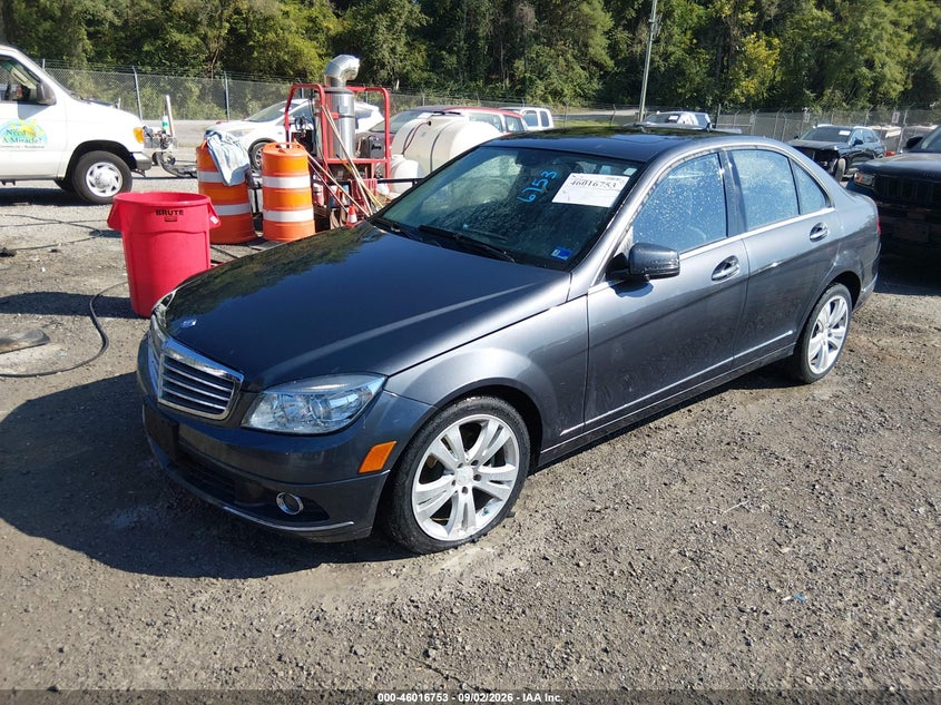 2011 Mercedes-benz C class VIN WDDGF8BB0BR163245 IAAI salvage auction — REAR END, Clear (Virginia), sold $1,050 on 2026-10-05 (photo 2)