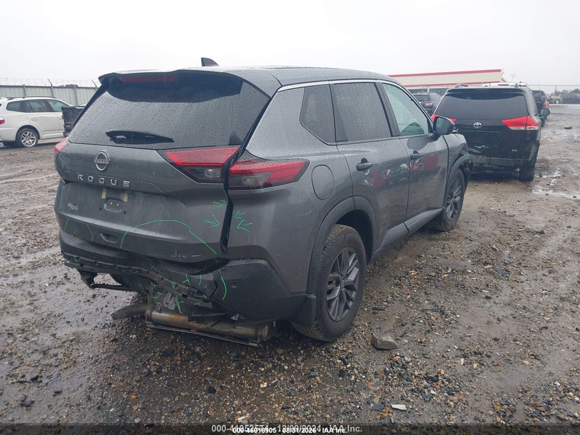 2023 Nissan Rogue VIN 5N1BT3AA0PC925536 IAAI salvage auction — FRONT & REAR, Salvage Title, sold $4,050 on 2026-10-01 (photo 4)