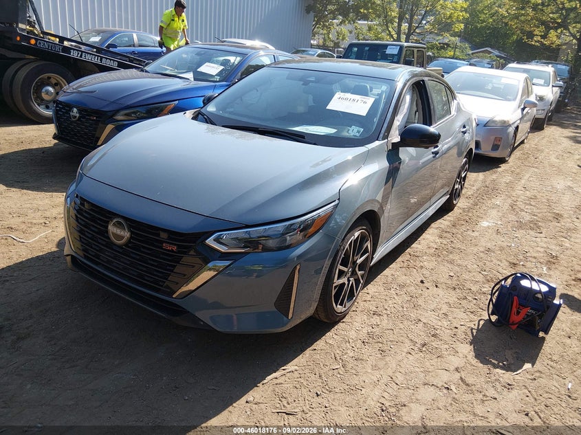 2025 Nissan Sentra VIN 3N1AB8DV9SY245488 IAAI salvage auction — UNDERCARRIAGE, Enterprise Vehicles Clear Only (New Jersey), sold $8,000 on 2026-09-06 (photo 2)