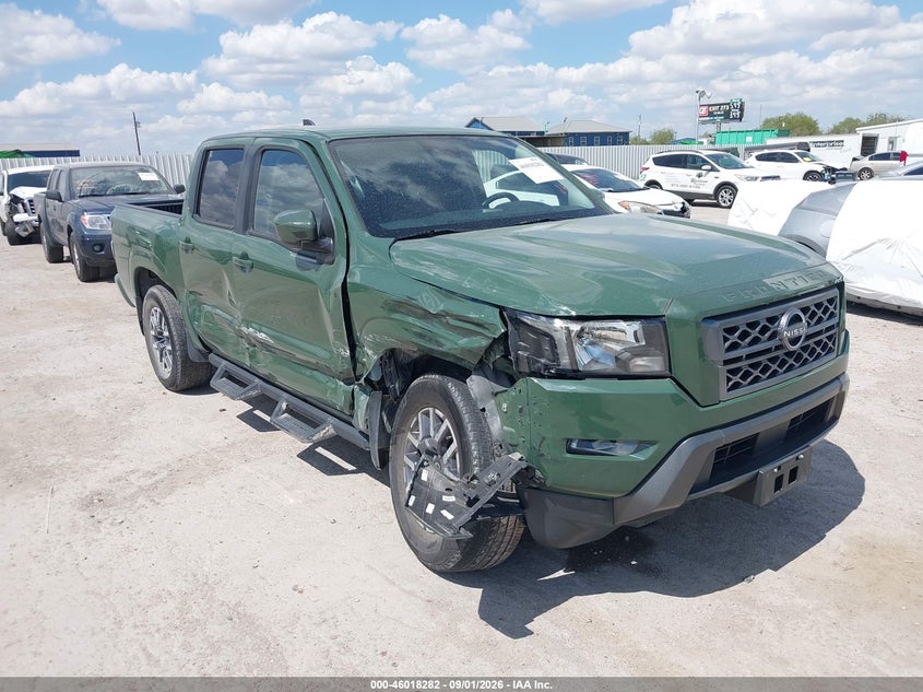 2023 Nissan Navara (frontier) VIN 1N6ED1EJ2PN605830 IAAI salvage auction — RIGHT SIDE, Salvage (Texas), sold $9,000 on 2026-09-15 (photo 1)