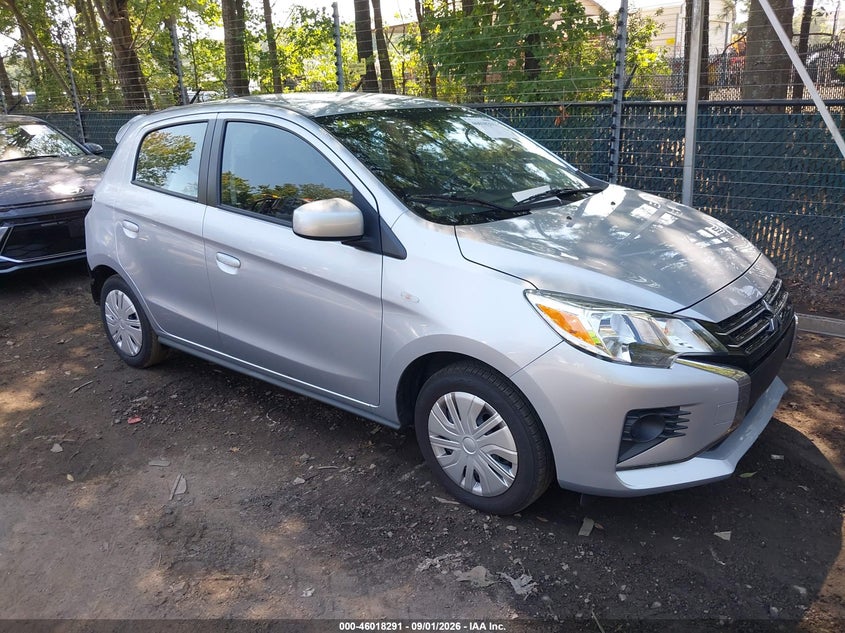 2024 Mitsubishi Mirage VIN ML32AUHJ7RH001609 IAAI salvage auction — REAR END, Enterprise Vehicles Clear Only (Florida), sold $5,500 on 2026-09-04 (photo 1)