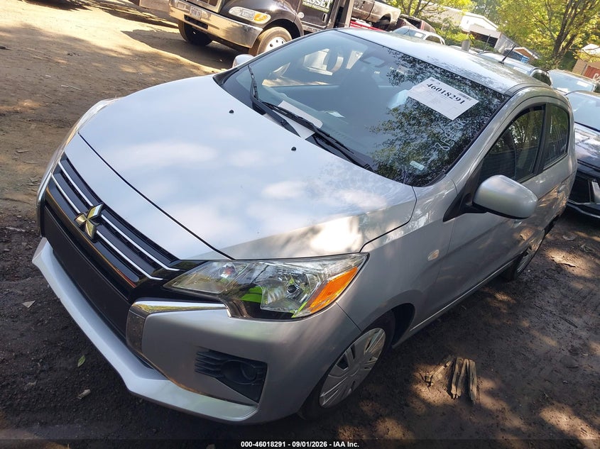 2024 Mitsubishi Mirage VIN ML32AUHJ7RH001609 IAAI salvage auction — REAR END, Enterprise Vehicles Clear Only (Florida), sold $5,500 on 2026-09-04 (photo 2)