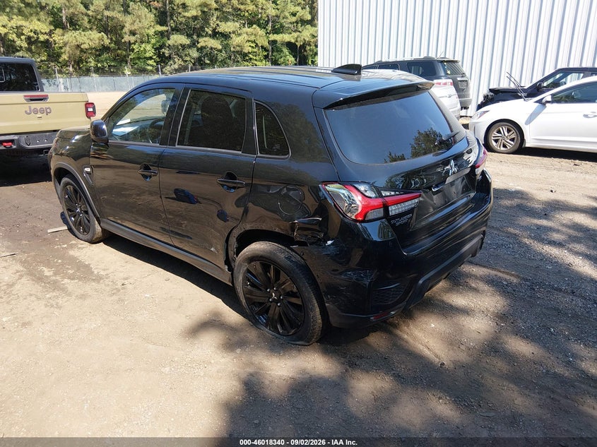 2025 Mitsubishi Outlander VIN JA4ARUAU9SU009871 IAAI salvage auction — REAR END, Enterprise Vehicles Clear Only (Pennsylvania), sold $10,850 on 2026-10-08 (photo 3)