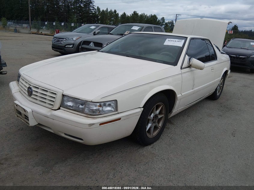 2002 Cadillac Eldorado VIN 1G6EC12932B106824 IAAI salvage auction — REAR END, Clear (Washington), sold $225 on 2026-09-23 (photo 2)