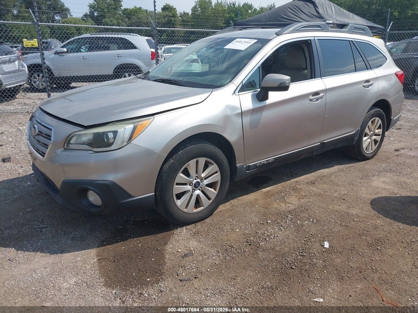 2015 Subaru Outback VIN 4S4BSBFC7F3264903 IAAI salvage auction — NORMAL WEAR, Regular Certificate (Iowa), sold $0 on 2026-09-26 (photo 2)