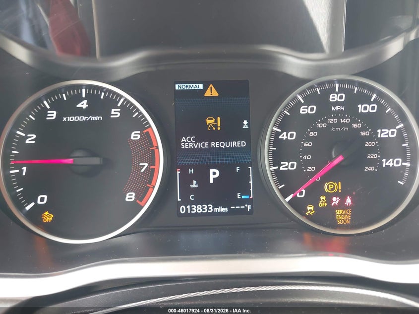 2025 Mitsubishi Eclipse cross VIN JA4ATWAA0SZ045535 IAAI salvage auction — TRANSMISSION, Salvage (Arizona), sold $2,150 on 2026-09-28 (photo 7)