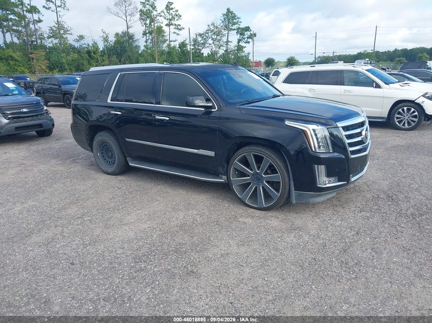 2015 Cadillac Escalade VIN 1GYS3BKJ2FR211345 IAAI salvage auction — RIGHT REAR, Clear (Florida), sold $25 on 2026-09-10 (photo 1)