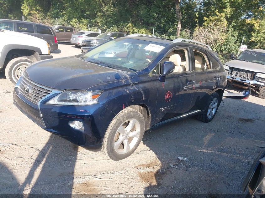 2015 Lexus RX VIN 2T2BK1BA0FC316992 IAAI salvage auction — Rear, Clear, sold $7,800 on 2026-10-14 (photo 2)