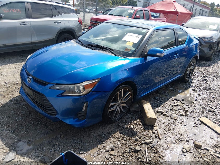 2014 Scion Tc VIN JTKJF5C75E3082976 IAAI salvage auction — FRONT END, Wait Title, sold $1,025 on 2026-10-17 (photo 2)