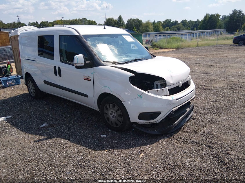 2017 Ram Promaster city VIN ZFBERFBBXH6D57505 IAAI salvage auction — FRONT END, Wait Title, sold $2,900 on 2026-10-08 (photo 1)