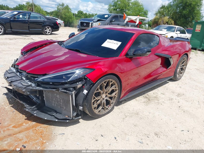 2022 Chevrolet Corvette VIN 1G1YB2D47N5114280 IAAI salvage auction — FRONT END, Salvage Title, sold $36,500 on 2026-10-19 (photo 2)