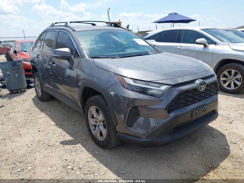 2025 Toyota Rav 4 VIN 2T3W1RFV7SC357223 IAAI salvage auction — REAR END, Salvage Title, sold $12,100 on 2026-10-25 (photo 1)