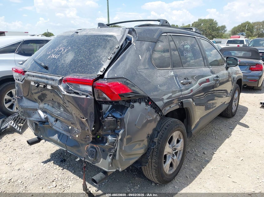 2025 Toyota Rav 4 VIN 2T3W1RFV7SC357223 IAAI salvage auction — REAR END, Salvage Title, sold $12,100 on 2026-10-25 (photo 4)