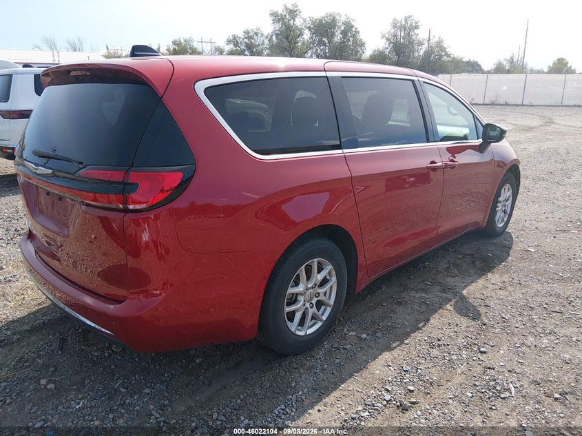 2025 Chrysler Pacifica VIN 2C4RC1BG0SR569535 IAAI salvage auction — FRONT END, Enterprise Vehicles Clear Only (California), sold $13,300 on 2026-10-08 (photo 4)