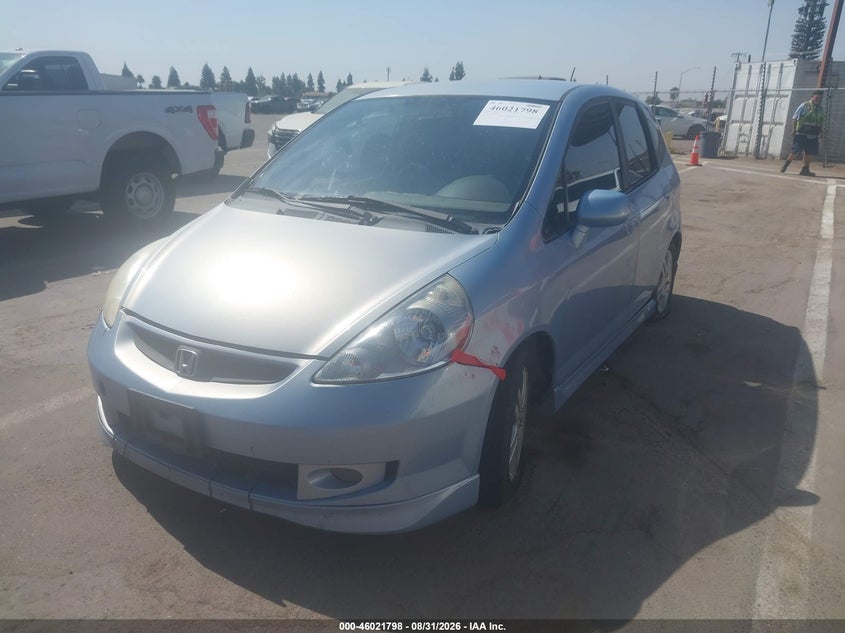 2008 Honda Fit VIN JHMGD38698S065831 IAAI salvage auction — NORMAL WEAR, Clear - Dealer Only (California), sold $550 on 2026-09-29 (photo 2)