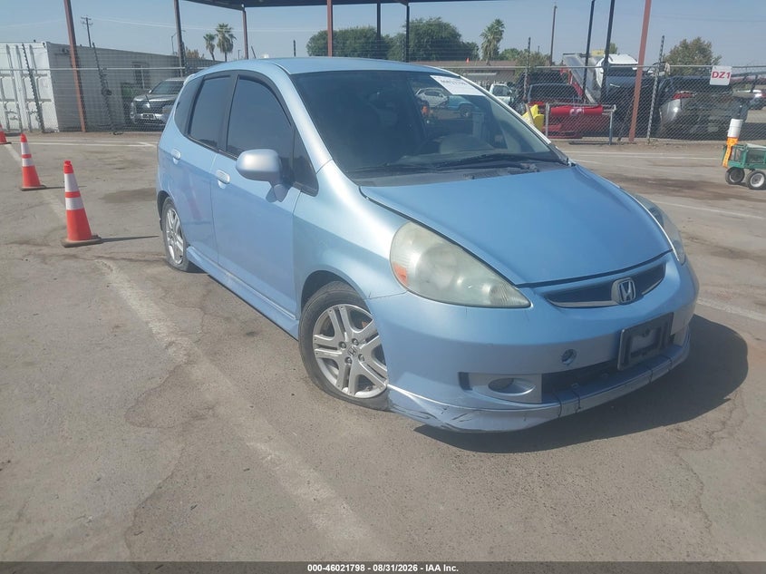 2008 Honda Fit VIN JHMGD38698S065831 IAAI salvage auction — NORMAL WEAR, Clear - Dealer Only (California), sold $550 on 2026-09-29 (photo 6)