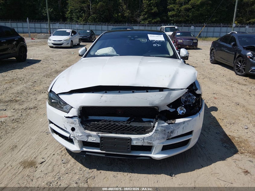 2017 Jaguar Xe VIN SAJAD4BG3HA955859 IAAI salvage auction — FRONT END, Wait Title, sold $225 on 2026-10-25 (photo 6)